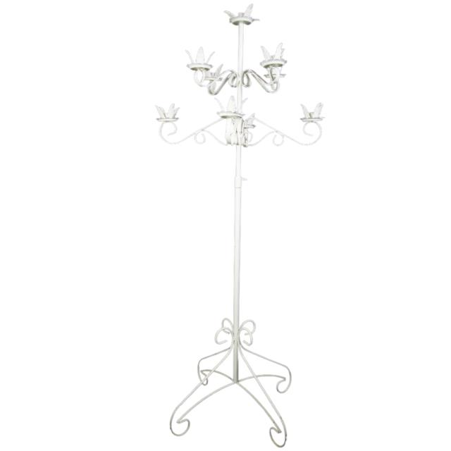 Rental store for Candelabra, White 9C Pyramid Floor in Saskatoon SK