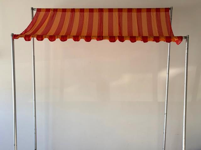 Rental store for Awning, Striped Orange Red 8  x 40 in Saskatoon SK