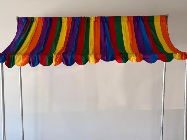 Rental store for Awning, Striped Rainbow 10  x 45 in Saskatoon SK