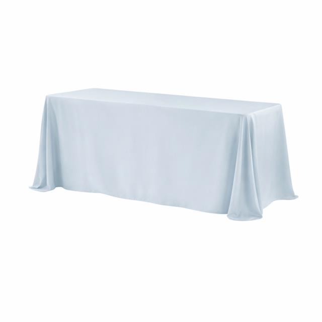 Rental store for Cloth, 90  X 156  Dusty Blue Satin in Saskatoon SK