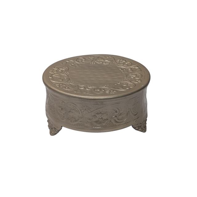 Rental store for Cake Stand, Gold Round 3  h x 6  d in Saskatoon SK