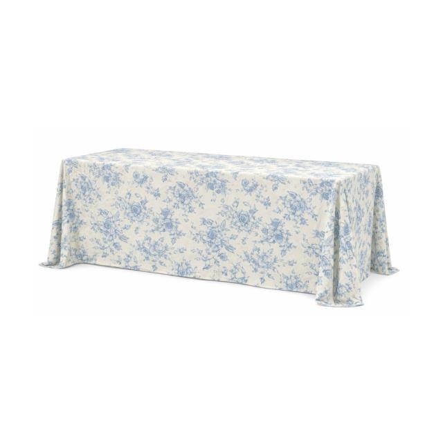 Rental store for Cloth, 90  X 156  LT Blue French Toile in Saskatoon SK