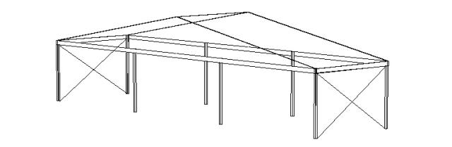 Rental store for Tent, Clearspan 12m X 5m White in Saskatoon SK