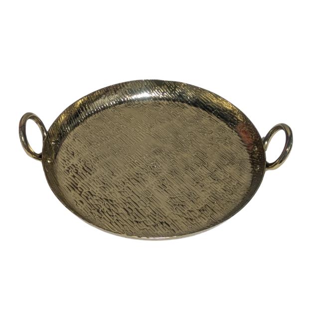 Rental store for Tray, Gold Round w  Handles 14 D in Saskatoon SK