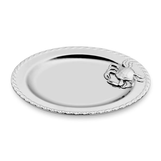 Rental store for Platter, Crab Round 13  Diameter Silver in Saskatoon SK