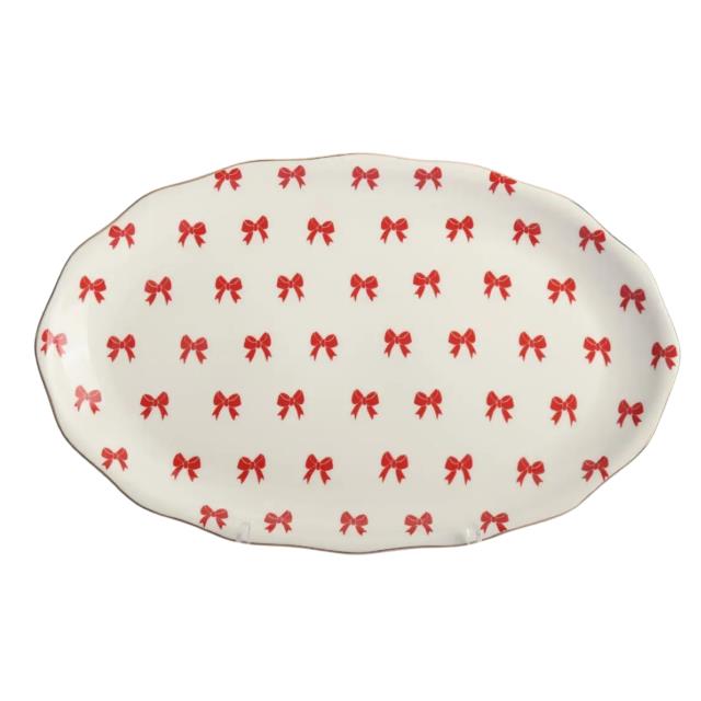 Rental store for Platter, Bow 14  Diameter Red White in Saskatoon SK