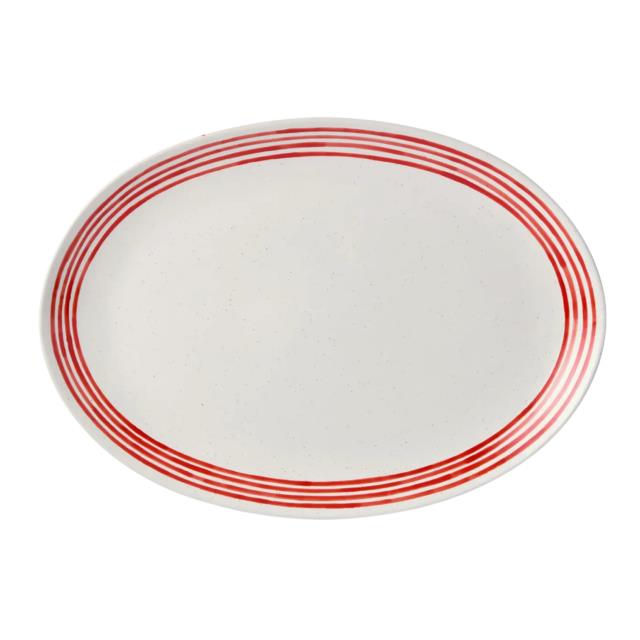 Rental store for Platter, Red Line Oval 16 x12 in Saskatoon SK