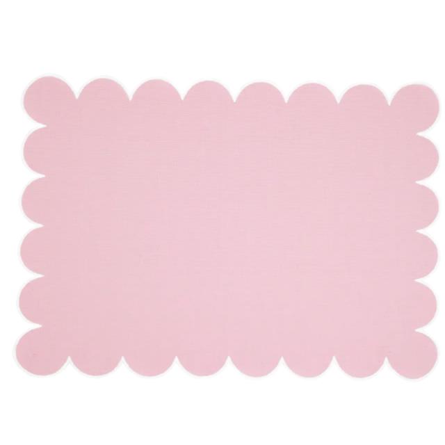 Rental store for Placemat, Scalloped Border Pink White in Saskatoon SK