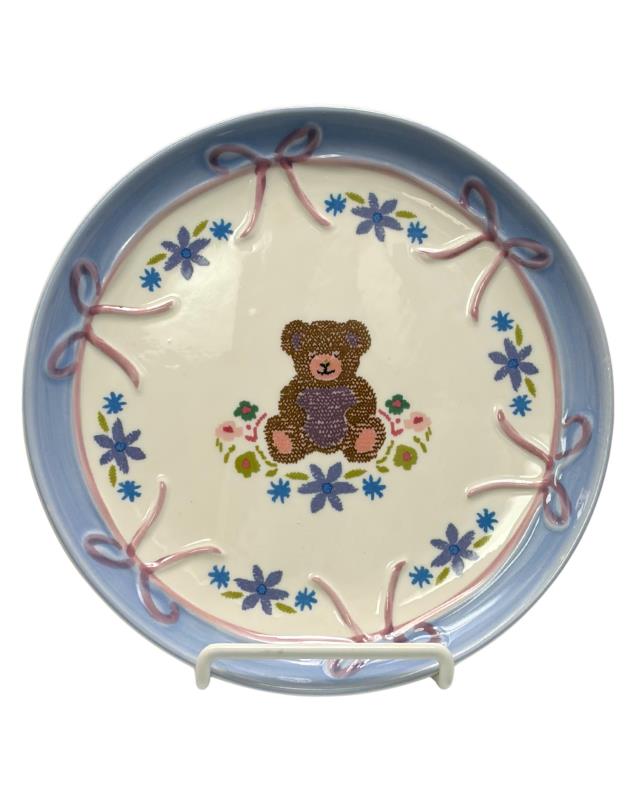 Rental store for Plate, Dinner Bear   Bows  8.25 in Saskatoon SK