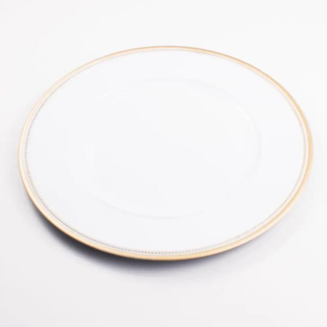 Rental store for Charger Plate, Gold Rim White 13 in Saskatoon SK