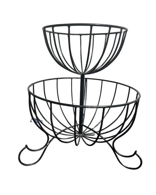 Rental store for Basket, 2 Tier XL Wrought Iron in Saskatoon SK