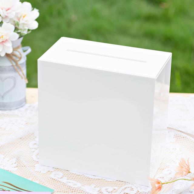 Rental store for Card Box, White Acrylic Table Top in Saskatoon SK
