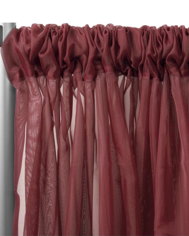 Rental store for Drape, Sheer Merlot FR 10  x 118 in Saskatoon SK