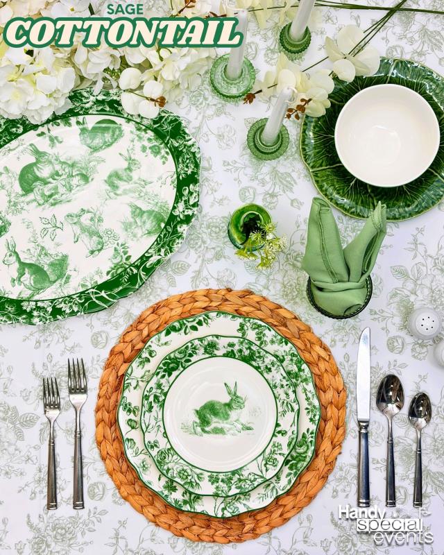 Rental store for Sage Cottontail  Tablescape Package in Saskatoon SK