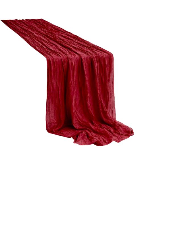 Rental store for Runner, Burgundy Cheesecloth 35  x 120 in Saskatoon SK