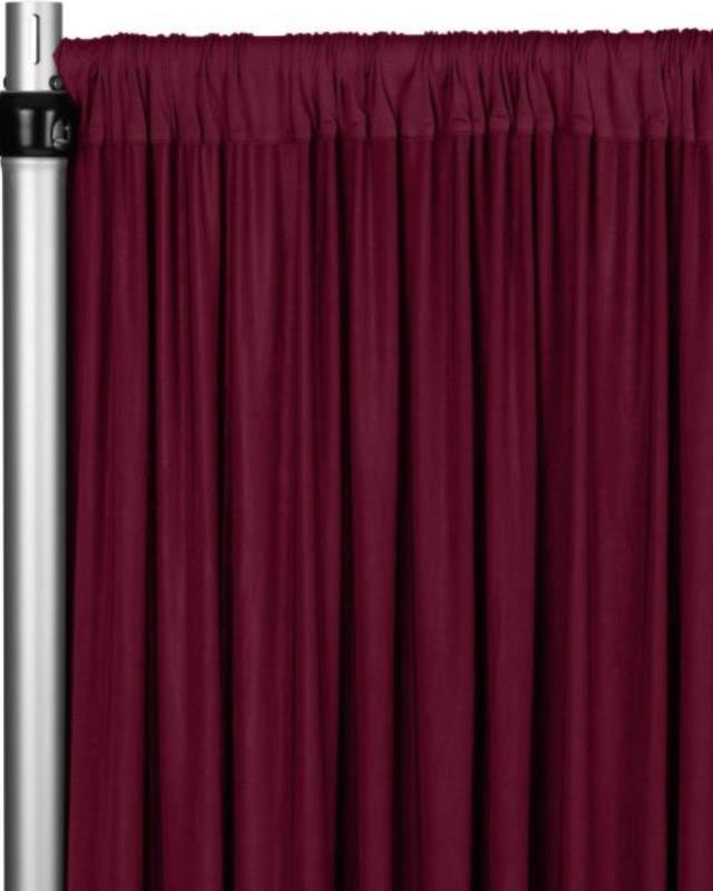 Rental store for Drape, Spandex Burgundy 16 H x 60 W in Saskatoon SK