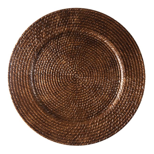 Rental store for Charger Plate, Faux Rattan 13 in Saskatoon SK