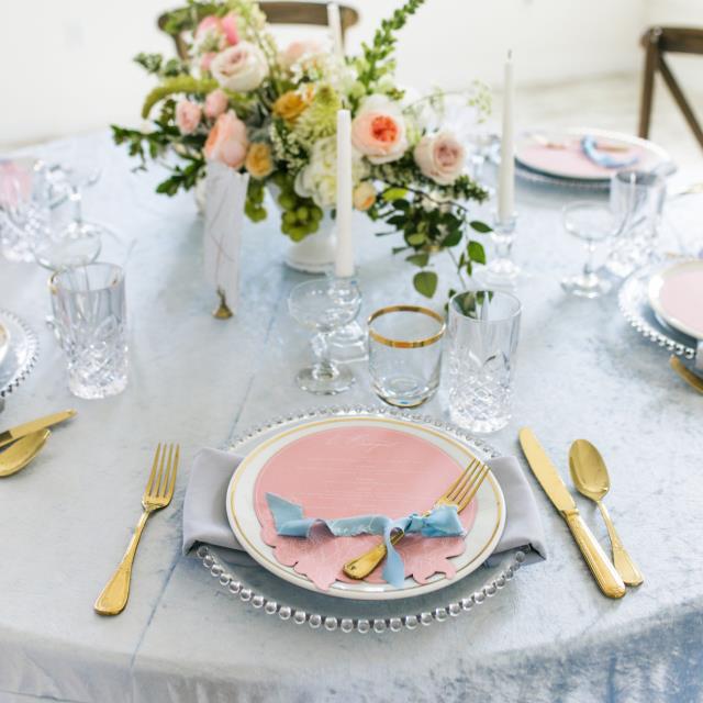 Rental store for Dusty Blue   Tablescape Package in Saskatoon SK
