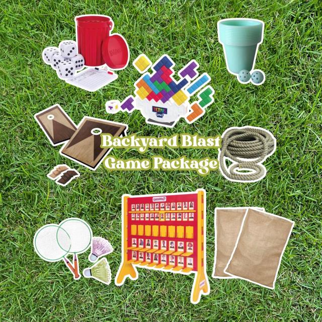 Rental store for Game Packages, Backyard Blast in Saskatoon SK