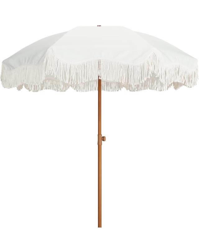 Rental store for Umbrella, Table Antique White Fringe in Saskatoon SK