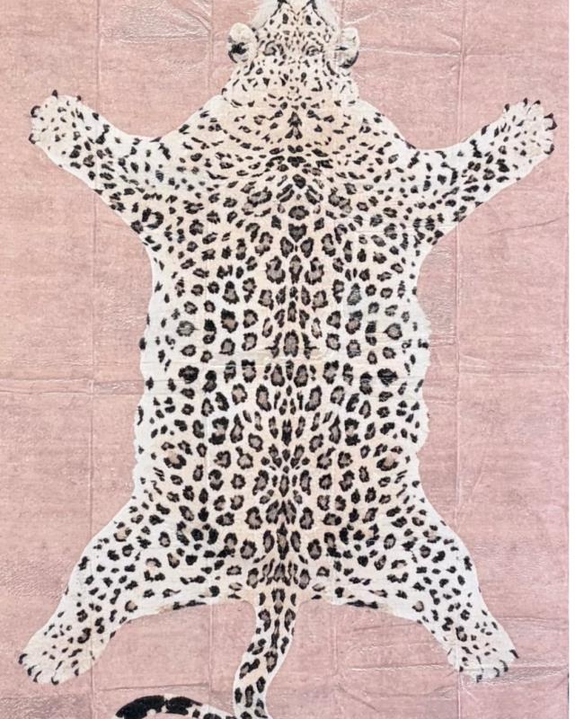 Rental store for Rug, Leopard Dusty Pink  5 W x 7 L in Saskatoon SK