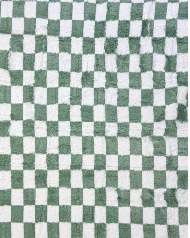 Rental store for Rug, Checkered Green White  9 W x 12 L in Saskatoon SK
