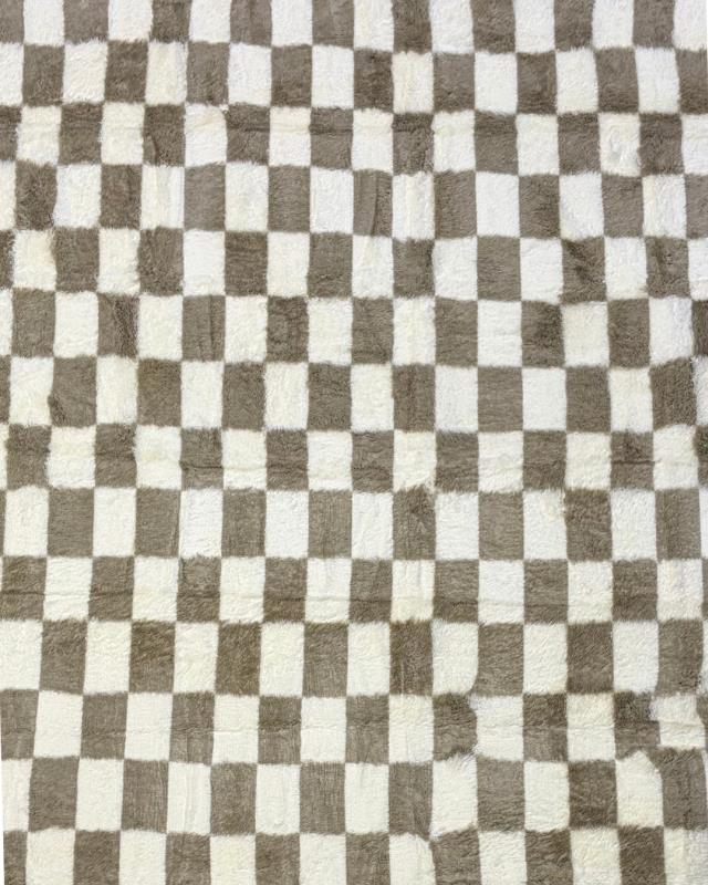 Rental store for Rug, Checkered Coffee White  9 W x 12 L in Saskatoon SK