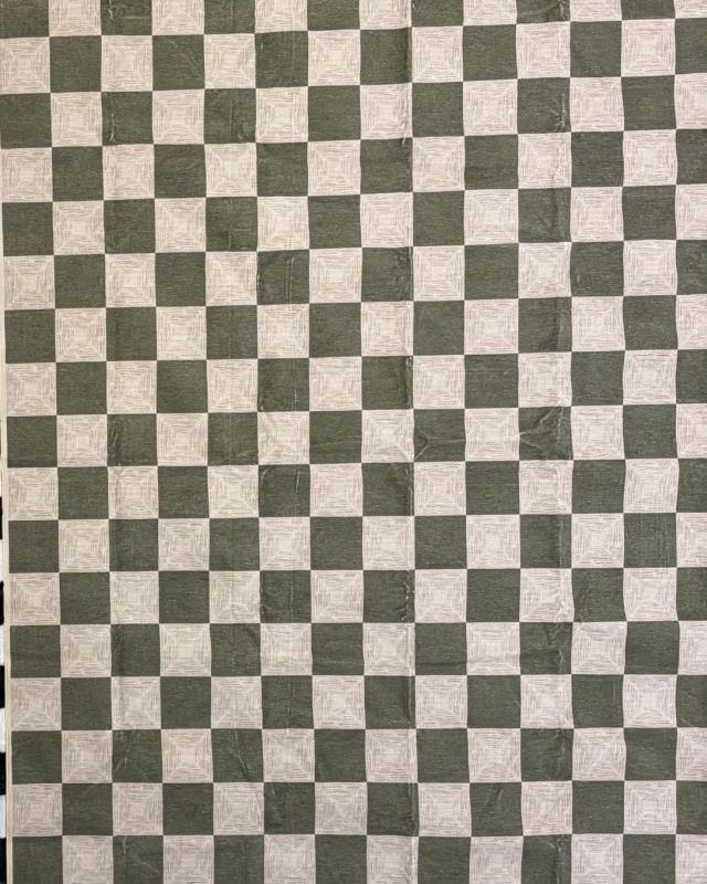 Rental store for Rug, Checkered Olive   Taupe 8 W x 10 L in Saskatoon SK