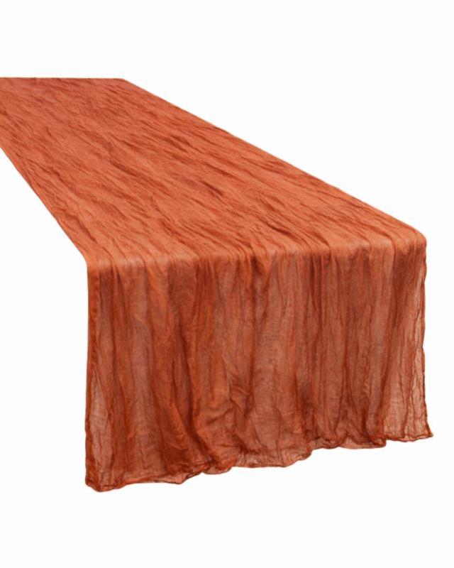Rental store for Runner, Dark Terracotta Cheesecloth 6 in Saskatoon SK