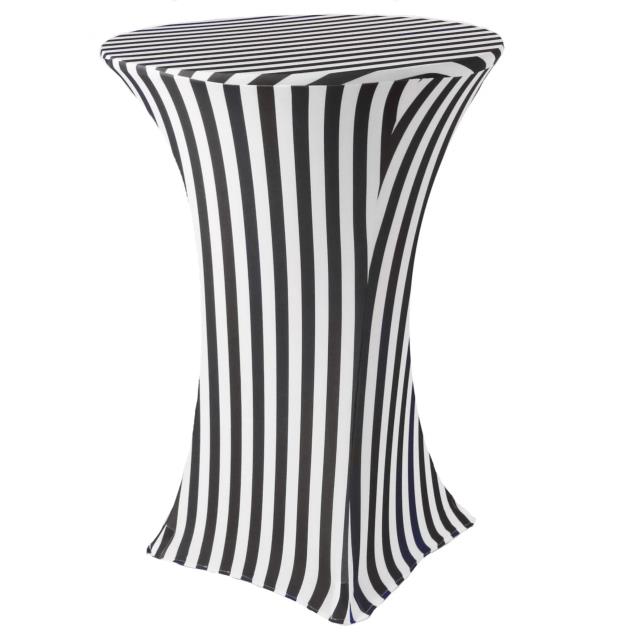 Rental store for Tablehug, 30  X 42  Black White Stripe in Saskatoon SK