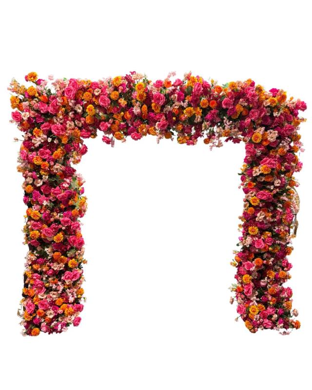 Rental store for Arch, Square with Pink Orange Florals in Saskatoon SK