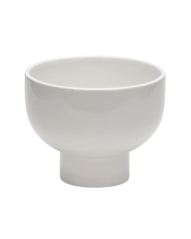 Rental store for Vase, White Pedestal Bowl  5   x  6 in Saskatoon SK