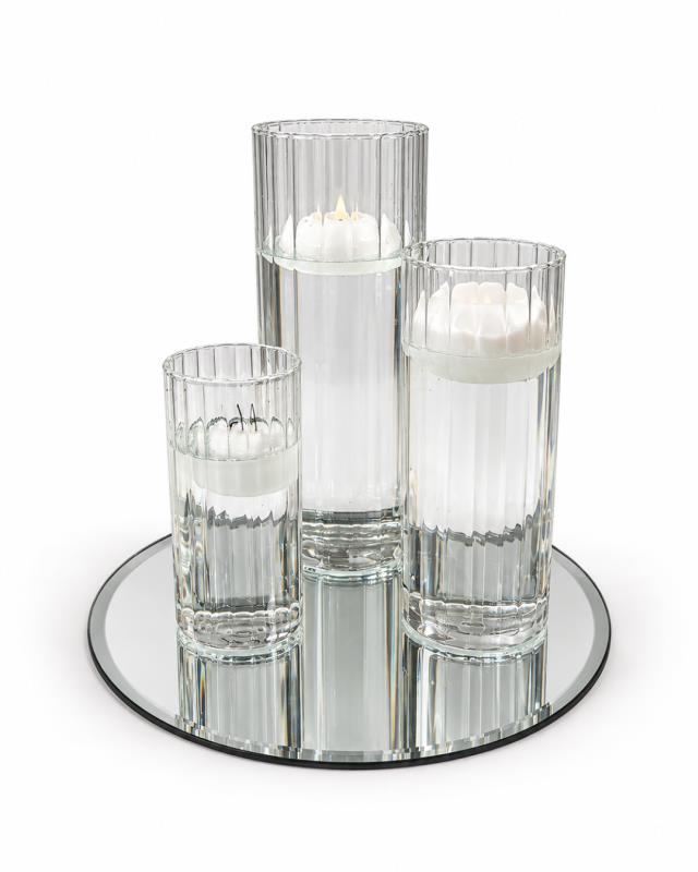 Rental store for Centerpiece, Ribbed Floating Mirror in Saskatoon SK
